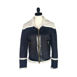 Michael Michael Kors Moto Jacket/Coat.  Black Size XS